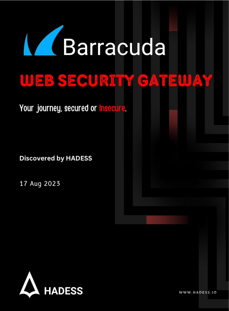 Barracuda Web Security Gateway Security Risks