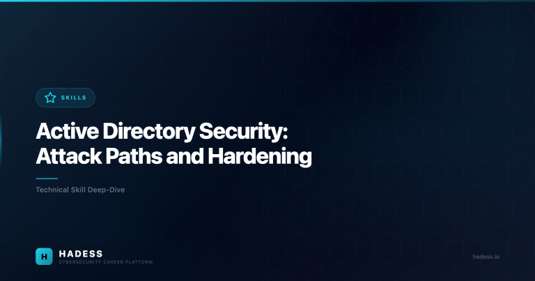 Active Directory Security: Attack Paths and Hardening