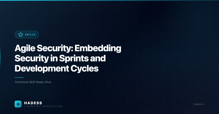 Agile Security: Embedding Security in Sprints and Development Cycles