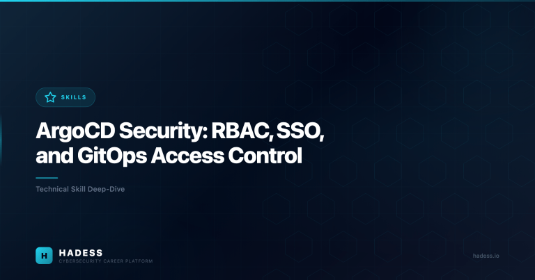 ArgoCD Security: RBAC, SSO, and GitOps Access Control