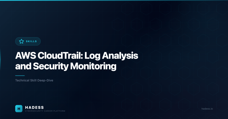 AWS CloudTrail: Log Analysis and Security Monitoring