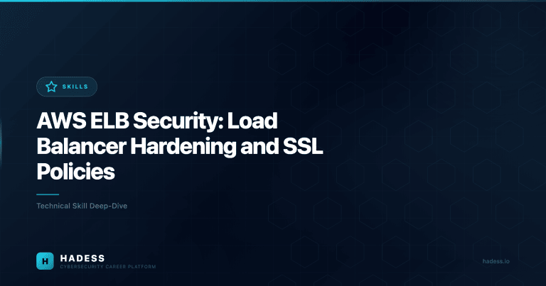 AWS ELB Security: Load Balancer Hardening and SSL Policies