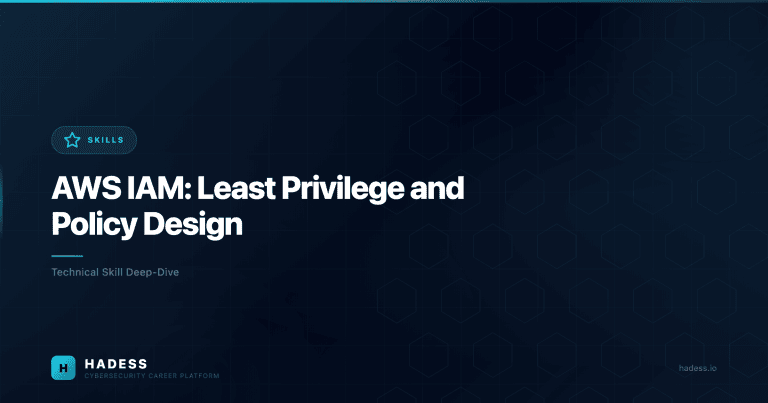 AWS IAM: Least Privilege and Policy Design
