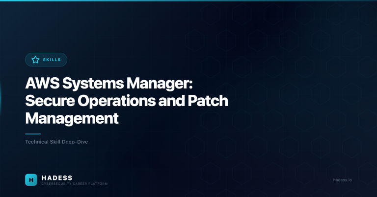AWS Systems Manager: Secure Operations and Patch Management
