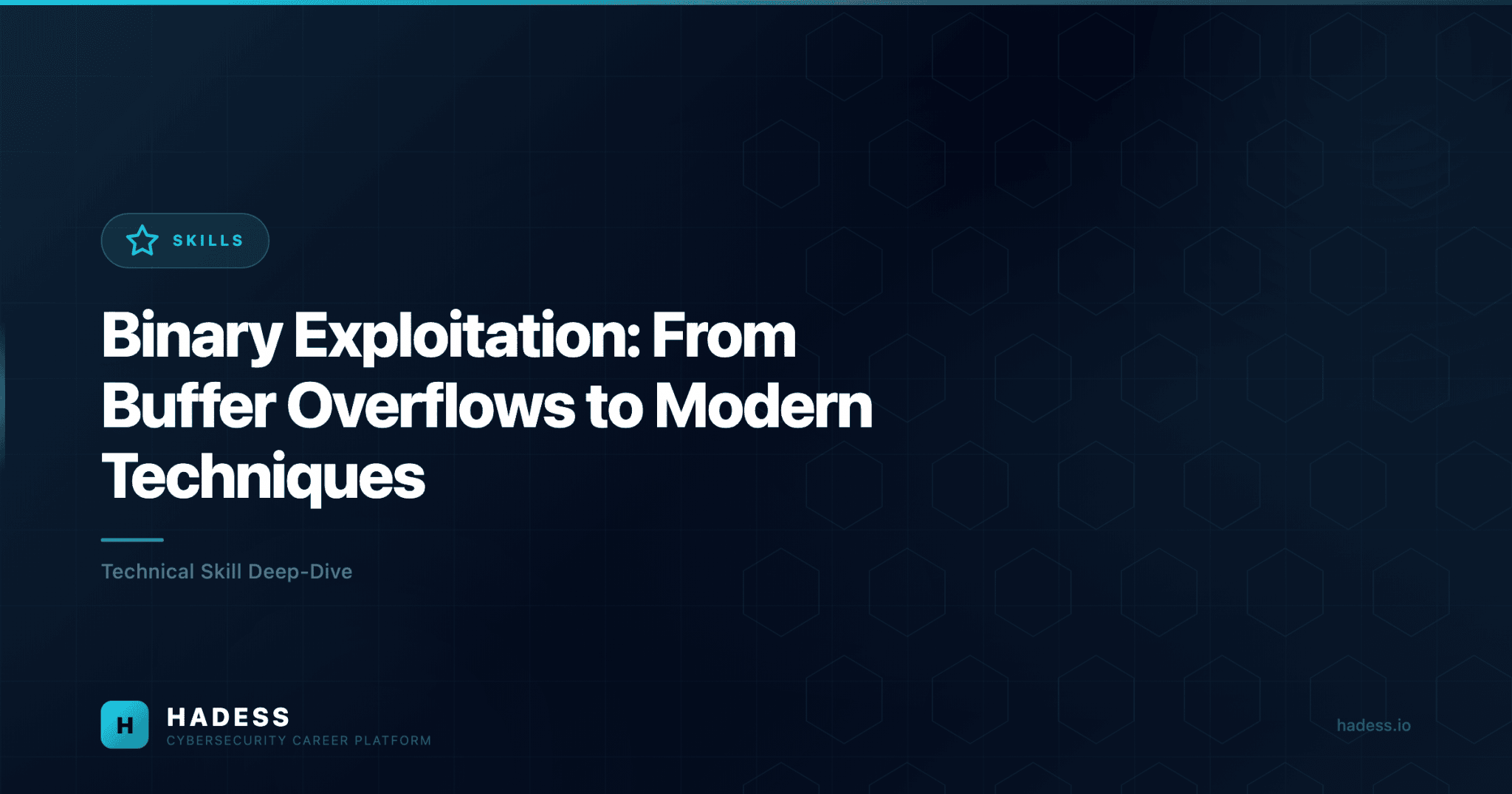 Binary Exploitation: From Buffer Overflows to Modern Techniques - HADESS