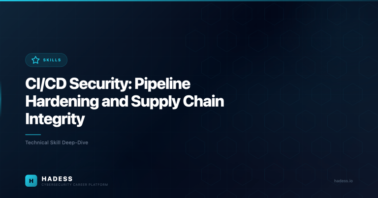CI/CD Security: Pipeline Hardening and Supply Chain Integrity