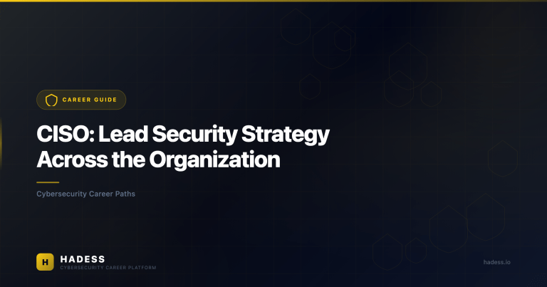 CISO: Lead Security Strategy Across the Organization