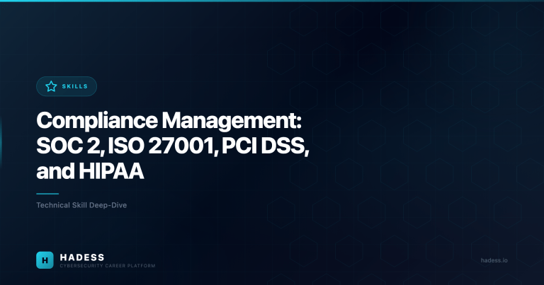 Compliance Management: SOC 2, ISO 27001, PCI DSS, and HIPAA