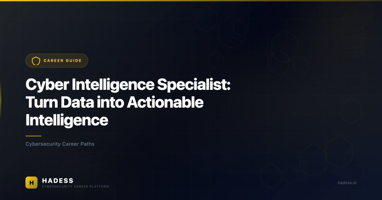 Cyber Intelligence Specialist: Turn Data into Actionable Intelligence