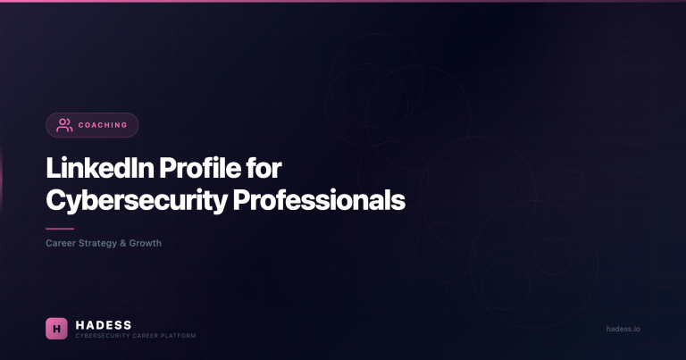 LinkedIn Profile for Cybersecurity Professionals