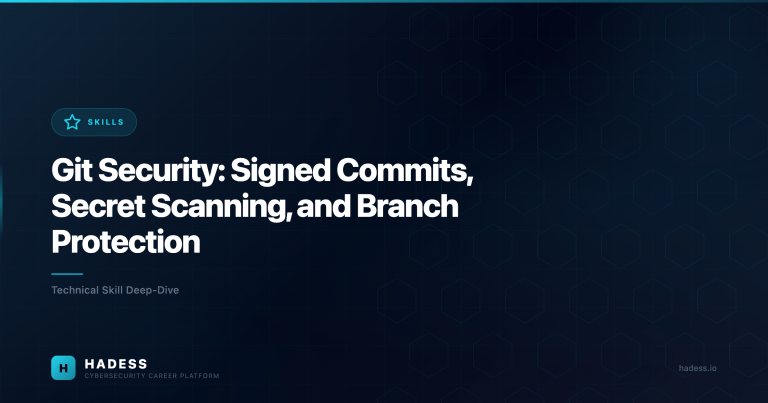 Git Security: Signed Commits, Secret Scanning, and Branch Protection