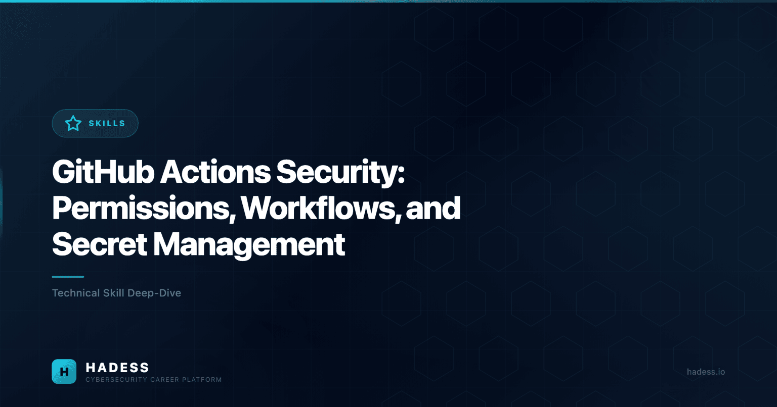 GitHub Actions Security: Permissions, Workflows, and Secret Management ...