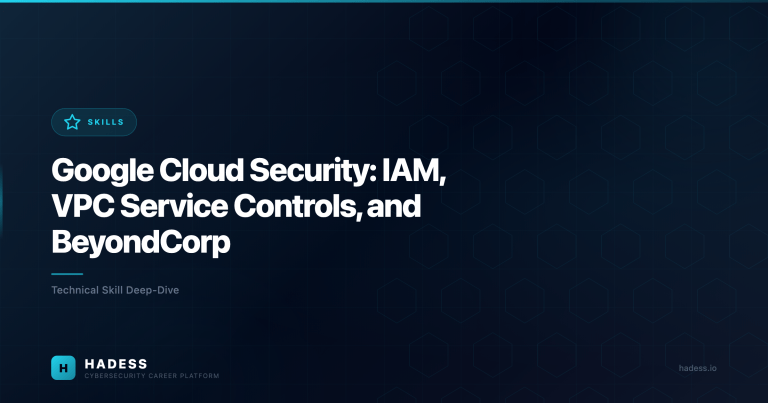 Google Cloud Security: IAM, VPC Service Controls, and BeyondCorp