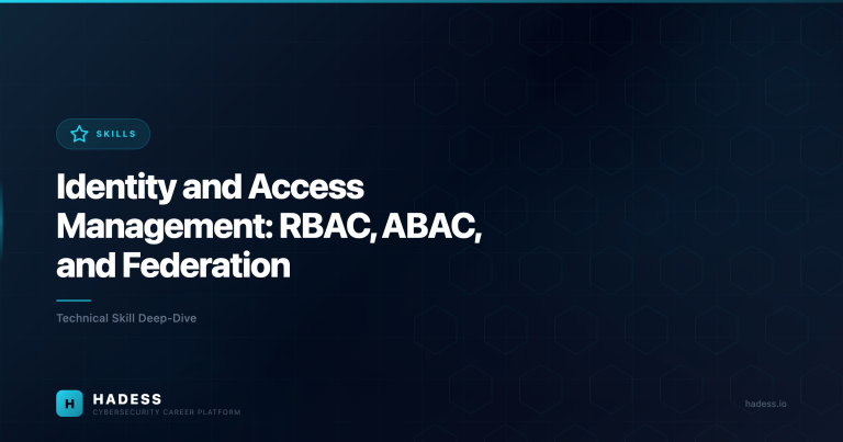 Identity and Access Management: RBAC, ABAC, and Federation