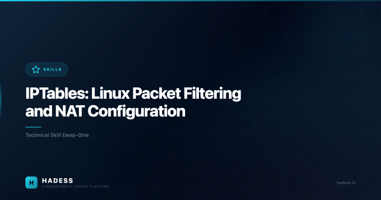 IPTables: Linux Packet Filtering and NAT Configuration