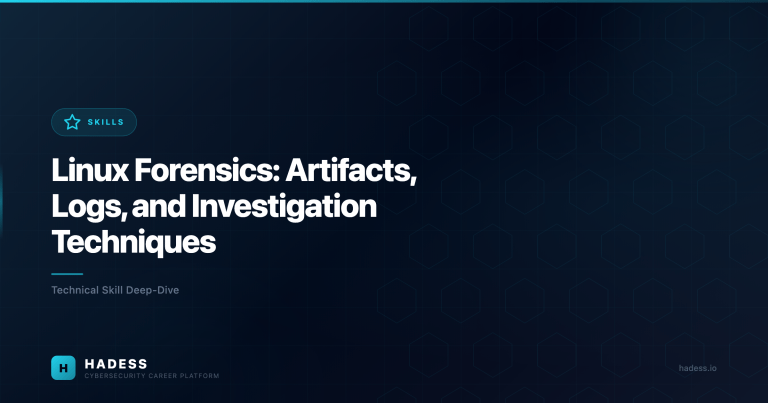 Linux Forensics: Artifacts, Logs, and Investigation Techniques