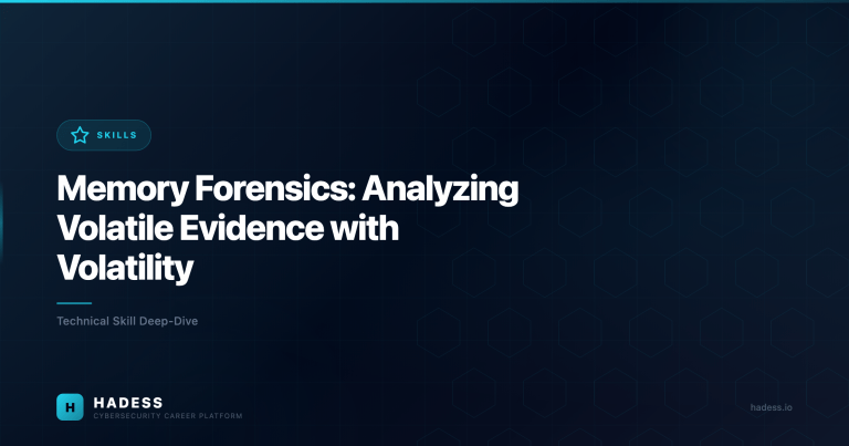 Memory Forensics: Analyzing Volatile Evidence with Volatility