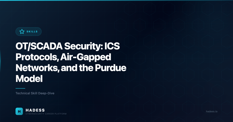 OT/SCADA Security: ICS Protocols, Air-Gapped Networks, and the Purdue Model
