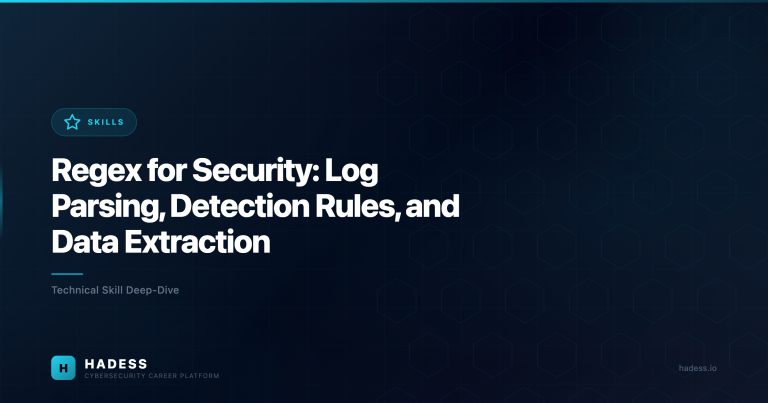 Regex for Security: Log Parsing, Detection Rules, and Data Extraction