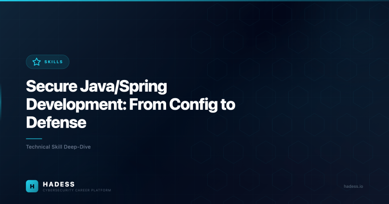 Secure Java/Spring Development: From Config to Defense