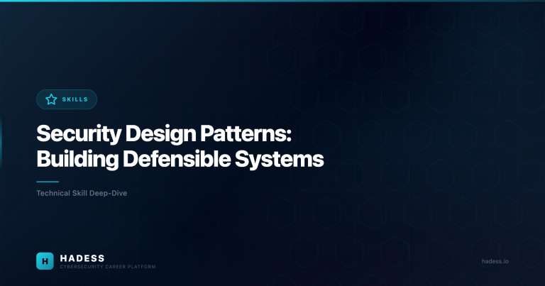 Security Design Patterns: Building Defensible Systems