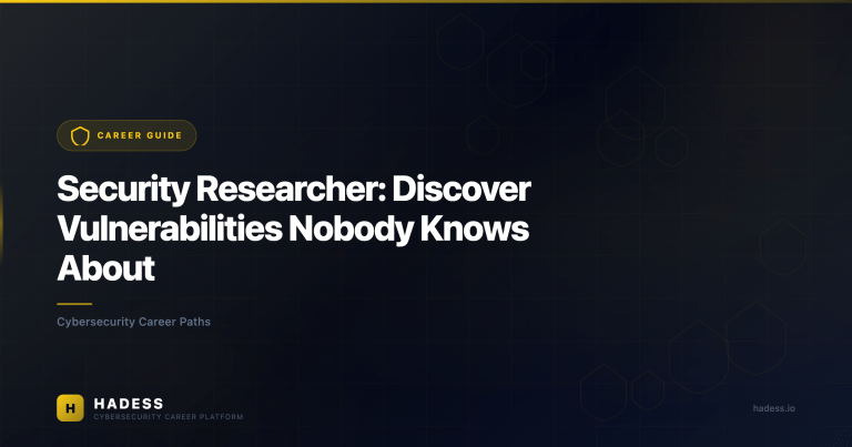 Security Researcher: Discover Vulnerabilities Nobody Knows About