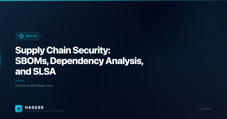 Supply Chain Security: SBOMs, Dependency Analysis, and SLSA