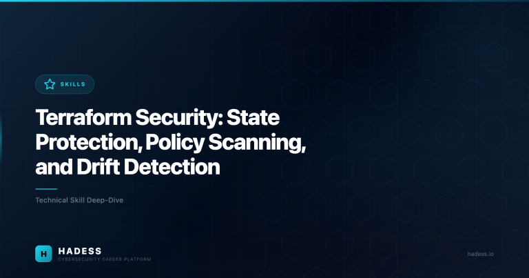 Terraform Security: State Protection, Policy Scanning, and Drift Detection