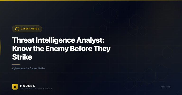 Threat Intelligence Analyst: Know the Enemy Before They Strike
