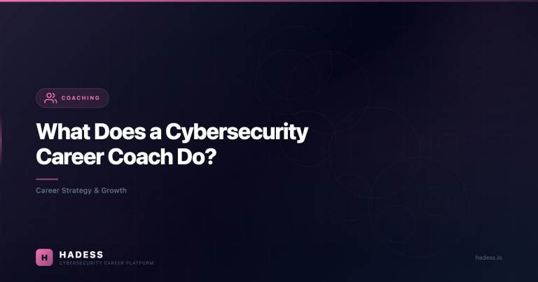 What Does a Cybersecurity Career Coach Do?
