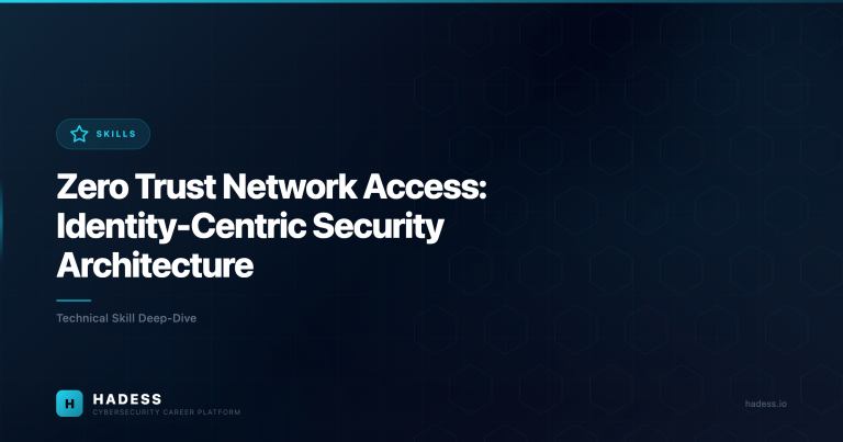Zero Trust Network Access: Identity-Centric Security Architecture